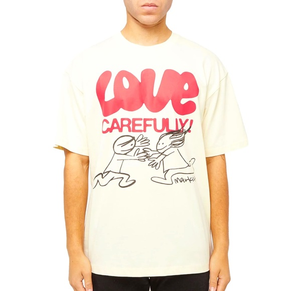 MARKET LOVE CAREFULLY TEE - Picture 1 of 7